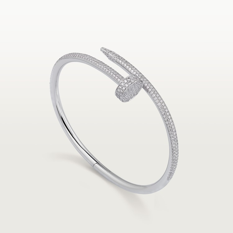 Cartier Juste un Clou bracelet, classic model, diamonds - Image 1